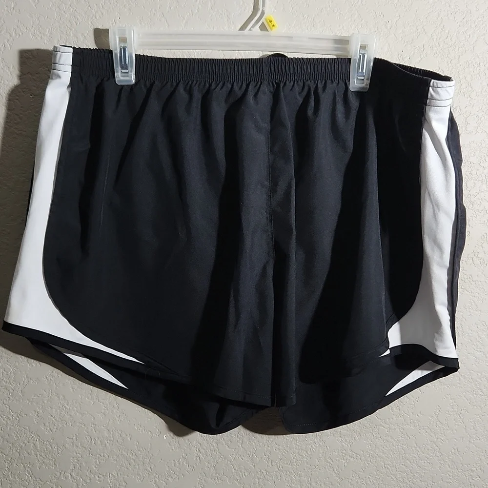 Joe's Usa Shorts Womens Size XXL Black White Running Athletic